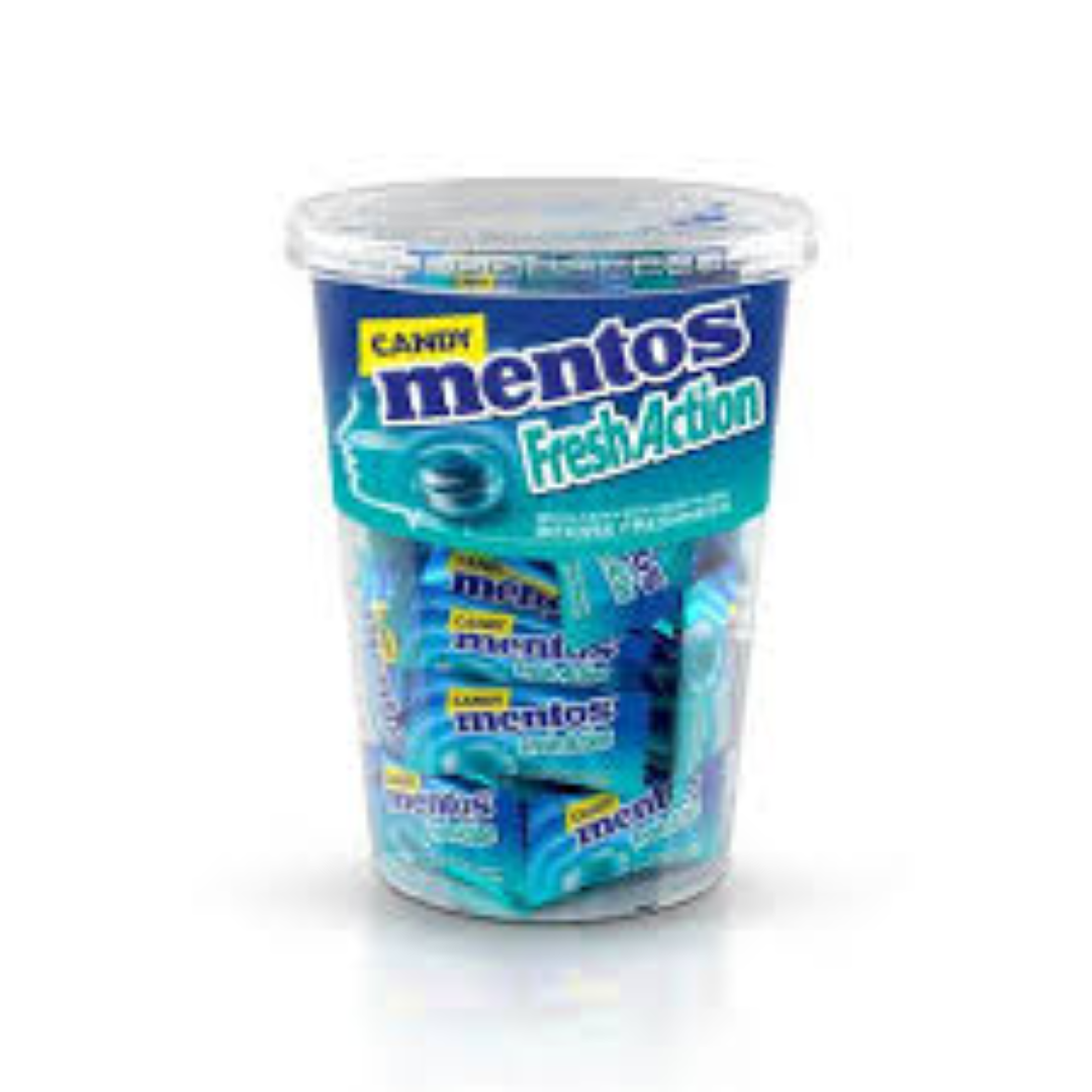 MENTOS FRESH ACTION MENTHOL 100S